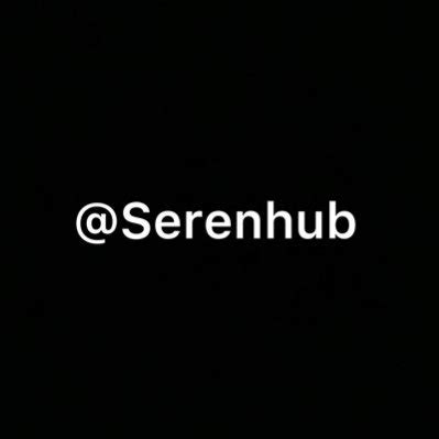 Serenhub on Twitter